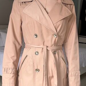 Karl Lagerfeld trench coat, nude